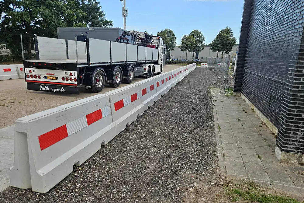 Beton barriers als veiligheidsafzetting 001