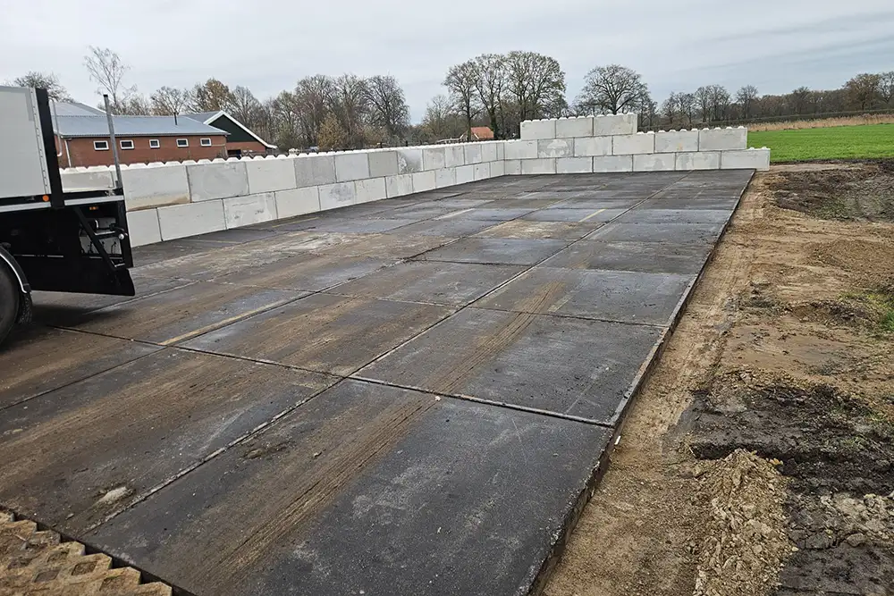 Gebruikte betonplaten 200 200 Rijssen